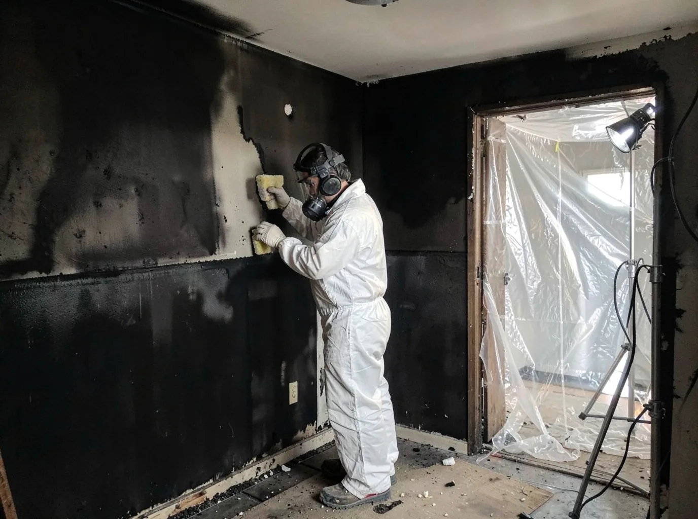 Fire Damage Restoration company in Cement City, MI